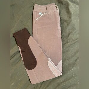 Piper by smart pak women’s brown/mint small riding breeches